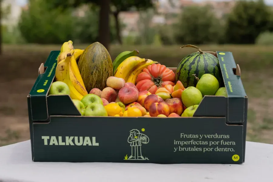 Caja mediana de frutas y verduras Talkual