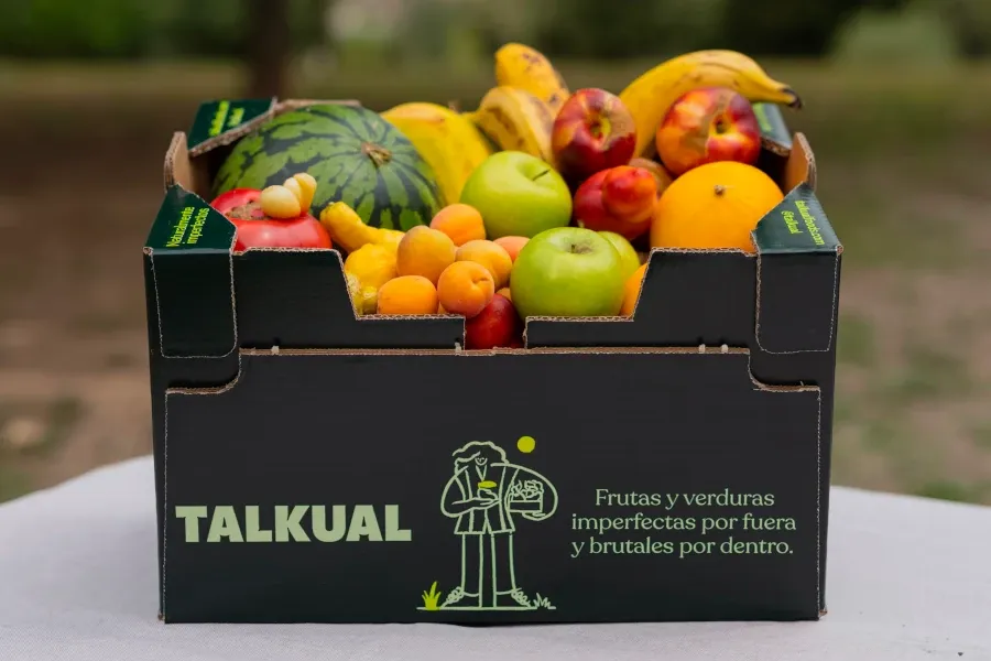 Caja pequeña de frutas y verduras Talkual