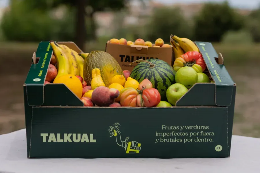 Caja grande de frutas y verduras Talkual